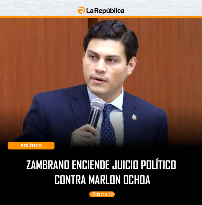 ZAMBRANO ENCIENDE JUICIO POLÍTICO  CONTRA MARLON OCHOA - Cover Image